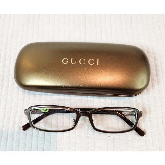 Gucci GG 2979 Eyeglasses Brown‎ 140 Frame Italy | Stylish Designer Glasses 52-16 - Picture 1 of 7